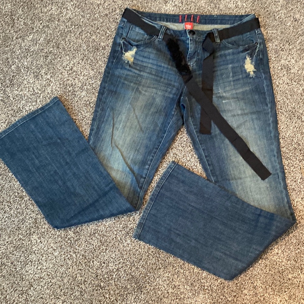 NWOT Elle Denim Jeans with Belt